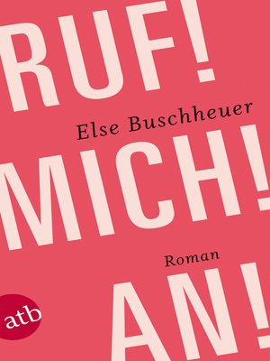 cover image of Ruf! Mich! An!